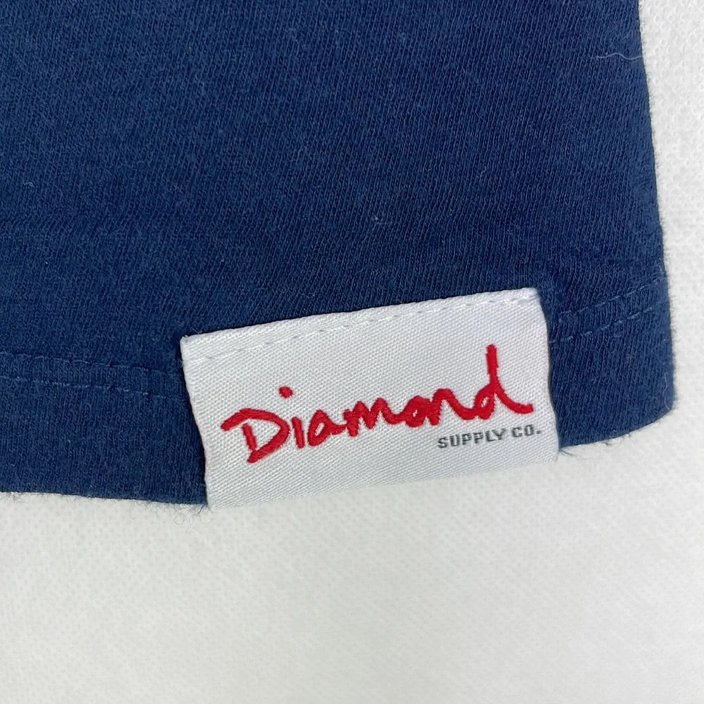 Diamond Supply Co. Navy & Neon Pink T-Shirt - Picture 3 of 4